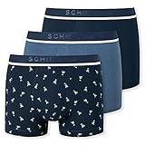 Schiesser Herren 3er Pack Organic Cotton-95/5 Boxershorts, Mehrfarbig 25, XL