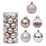 Banth Weihnachtskugel Christbaumschmuck Kugeln Weihnachtsbaum Anhänger Christbaumschmuck Weihnachten für den Weihnachtsbaum Weihnachtsbaumschmuck