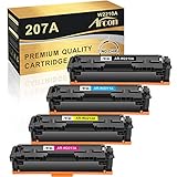 Arcon Kompatibel Tonerkartusche als Ersatz für HP 207A 207 Toner Color Laserjet Pro MFP M283fdw M255dw M282nw M283fdn M255nw W2210A W2211A W2212A W2213A (Schwarz,Cyan,Gelb,Magenta, 4er-Pack)