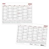 Herlitz 50036011 Tafelkalender A4 2022, 1 Stück