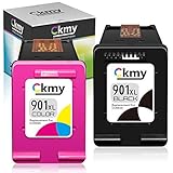CKMY 901XL Tintenpatrone Ersatz für HP 901 Schwarz Farbe Druckerpatronen für HP Officejet 4500 J4500 J4540 J4550 J4560 J4580 J4585 J4600 J4640 J4660 J4680 J4680C G510a G510g G510n Druck