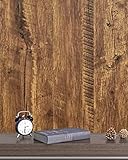 Klebefolie Braun Holz Eiche Selbstklebende Wasserdicht Wandtapete Braun Holzmaserung 45cm X 300cm Natur Holzoptik Wandverkleidung Wasserdicht für Zimmer Schrank Wand Küchen Tisch Vinyl F