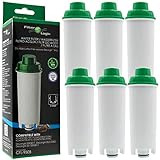 Filterlogic CFL-950B | Wasserfilter kompatibel mit DeLonghi DLS C002, DLSC002 Filterpatrone für Maestosa, Primadonna, Magnifica, Dinamica, Eletta, Autentica, ECAM Kaffeevollautomaten (6er Pack)