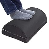 Albatros Fußstütze STEVE, 2-teilig mit Memory Foam, Fußablage Fußkissen anti-Rutsch Büro Home Office Auto Gadg