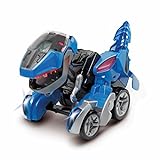 VTech Switch and Go Dinos RC T-Rex – Dino-Auto-Transformer mit Fernbedienung – 2in1 Spielzeug mit Dinostimme, Geräusch- und Lichteffekten – Für Kinder von 3-8 J