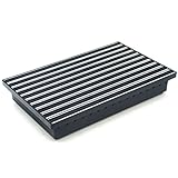 Schuhabstreifer Fußmatte Fußabtreter Alurost mit Gummistreifen 58,5x36,5