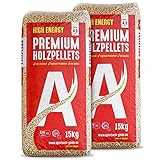 High Energy Premium Holzpellets - 2 x 15kg | Vorteilspack