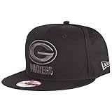 New Era Green Bay Packers Black/Graphite 9Fifty Cap - One-S