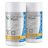 Paradies Pool Multi Tabs 200 g 2 kg, 4 in 1 Multi Tabletten mit Chlor, Algenschutz, Flockungsmittel, pH Stabilisator, zur Wasserbehandlung, Inhalt: 2 kg