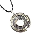 Kette Anhänger/Amulett Midgard Schlange Messing - Thor Ragnarök Odin Wickinger Yoga Esoterik Spiritualität Astrolog