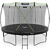 Kinetic Sports Gartentrampolin TUP1200, 366 cm, Black