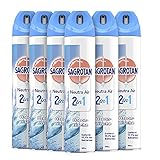 Sagrotan Neutra Air Spray Ozeanfrische – 2in1 Lufterfrischer und Oberflächendesinfektion – 6 x 300