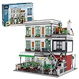 UrGe Stadtgartenzentrum Modular Haus Modell, 10200 Gartencenter - Bausteine Modulares StadtHaus Modell, Kompatibel mit Lego - 3648 T