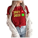 2022 Briefdruck Pullover Damen Weihnachten Rentier Elch Pulli Kurzarm Oberbekleidung Hirsch Bedrucktes Oberteil Bluse Tops Damen Weihnachten Lockeres Shirt Sweatshirt Christmas Oberteile T