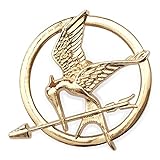 Orion Creations Hunger Games Katniss Mockingjay Gold ton Brosche/