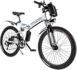 ANCHEER E-Bike/Elektrofahrrad, Faltbare Pedelec mit 250w Motor und 36V-8AH Akk