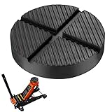 Wagenheber Gummiauflage Universal-Auflage Für Rangierwagenheber Gummiauflage Mit Nut Und Profil Unterlage Auflage Wagen-Heber Für Wagenheber Hebebühnen,Schützt Auto Suv Pkw Lkw Vor Kratzern（Schwarz）