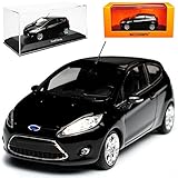 Ford Fiesta JA8 3 Türer Schwarz 7. Generatinon 2008-2017 1/43 Minichamps Maxichamps Modell Auto mit individiuellem Wunschk