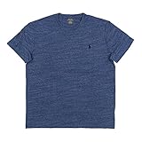 Ralph Lauren Herren T-Shirt mit Rundhalsausschnitt, klassischer Passform, Größe M, Dunkelb