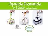 Japanische Knotentasche Beuteltasche Pdf Nähanleitung mit Schnittmuster GR. S-L firstloungeberlin [Download]