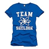 The Big Bang Theory Team Sheldon T Shirt (Blau) - Larg