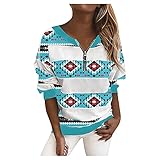 Briskorry Langarmshirt Damen Schulterfrei Langarm Tops Off-Shoulder Sweatshirt Heart Bronzing Pattern Bluse Ob