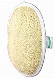 WOLOXO® hochwertiger Luffaschwamm für Bad und Dusche Loofah pad mit natürlichen Stoffen für Peeling, Massage und Körperpflege, Luffa Schwamm ideal für alle Hauttypen, Naturprodukt aus 100% Luffa-F