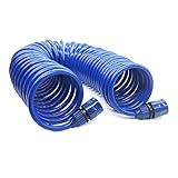 MINGMIN-DZ Dauerhaft Garten Eva Frühling Schlauch Curly Wasserschlauch Erweiterbare Schlauchleitung for Spray Wasser-Auto-Waschmaschine Blume Rasen Bewässerungsschlauch (Lengh : 33FT 10 M)