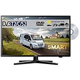 Gelhard GTV2254 LED Smart TV mit DVD und DVB-S2 /C/T2 für 12V u. 230Volt WLAN Full HD