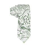 Sara Nell Herren Klassische gewebte Business Krawatte Seide Krawatte Biologie Zeichnungen Subject Neck T