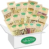 Box Kalabrische Artisan Italienische Pasta 18 Packungen mit 500g, Italienische Artisan Pasta aus Hartweizengrieß, verschiedene Größen Spaghetti Fusilli Orecchiette und andere, 18 Packungen (9 KG)