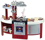 Theo Klein 9155 Miele Küche Gourmet International I Spielküche inkl. Herdplatte mit batteriebetriebenem Soundmodul, Ofen, Geschirrrspülmaschine und vielem mehr | Maße: 120 cm x 43 cm x 95