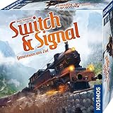 KOSMOS 694265 Switch & Signal, Gemeinsam ans Ziel, kooperatives Eisenbahn-Spiel für 2 - 4 Spieler, ab 10 Jahre, Gesellschaftsspiel mit einfachen Reg