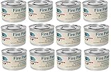 Gastro-Bedarf-Gutheil 12 x Sicherheitsbrennpaste je Dose 200 g Qualitätsprodukt Fire Paste Brennpaste Brenngel Brenndauer ca. 2,5 Std. für Chafing Dish Speisewärmer Warmhaltebehälter R