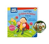 Mini Steps: Lustige Kribbel-Krabbel Tiere: Mein erstes Fingerspielbuch + Tiersticker, ab 12 M