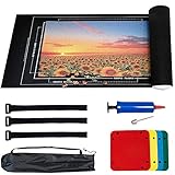 Xionghonglong Puzzlematte für Puzzle, Bis zu 1500 Teile Puzzle Rollenmatte, Puzzle Roll Storage Mat, Puzzleunterlage, Puzzle pad, Jigsaw Mat Puzzle Speicher, Jigsaw Rolls Puzzle Pad aus F