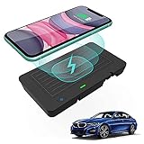 Auto Kabellos LadegeräT Wireless Handy Charger FüR BM-W 3 4 Series 2019-2021, Kfz-LadegeräTe USB Quick Phone Ladepad Auto Innenraum Mittelkonsole Zubehö Rpanel Kompatibel Mit Allen Qi Handy