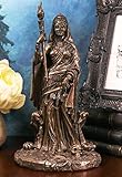 Ebros Gift Heidnische Wicca Gottheit Hekate Statue Griechische Göttin der Magie Hexerei & Nekromantik Hekate mit She-Dogs Dekofigur Dreifache Göttin Form Feminismus Symbol Skulptur (Bronze Patina)