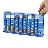 HMF 4710-05 Münzsortierer Euro Spardose 24,0 x 5,0 x 12,0 cm, b