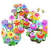 ZSYXM für Spielzeug DIY Kreative Dream Garden Series Pädagogisches BAU Spielzeug for Kinder Blume Nähte Eingesetzte Bausteine (Color : 46pcs no Box)