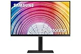 Samsung S24A600NWU - LED Monitor - 24 Zoll - 2560 x 1440 QHD @ 75 Hz - IPS - 300 cd/m² - 1000:1 - HDR10-5 ms - HDMI, DisplayPort - Schw