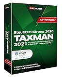 Lexware Taxman 2021 für das Steuerjahr 2020|Minibox|Übersichtliche Steuererklärungs-Software für Vermieter|Standard|1|1 Jahr|PC|D