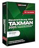 Lexware Taxman 2021 für das Steuerjahr 2020|Minibox|Übersichtliche Steuererklärungs-Software für Vermieter|Standard|1|1 Jahr|PC|D