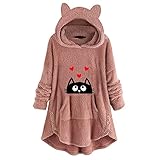 Kleider Sunflower augennstein Zweiteiler, Rock und Oberteil Pullover Damen Tumblr Damen Bluse Langarm Damen blusen Sommer Pullover Damen lässig lang longpulli D