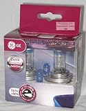 GE General Electric H4 12V 60/55W Halogen Megalight Ultra +90% P L U S 2x W5W Blue 12V 5W (Standlicht)