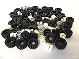 LEGO - 72-teiliges Räder, Reifen und Achs-Set. Lieferung erfolgt wie abgeb