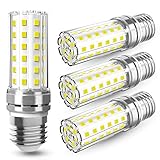 E27 LED Mais Birne 12W LED E27 Glühbirne Kaltweiß 6000K 1450LM Ersetzt Glühbirnen 100W, Edison Schraube E27 Led Lampen Kerze Licht E27 Maiskolben Led Energiesparlampe Birnen Nicht Dimmbar - 4er Pack