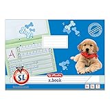 Herlitz 1987577 Schreiblernhefte A4/16 Lineatur SL (für 1. Schuljahr) 10er Packung M