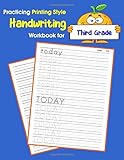 Practicing Printing Style Handwriting Workbook for Third Grade: Tracing and writing Dolch sight words 3rd grade level (Dolch sight words Printing Style Handwriting, Band 5)