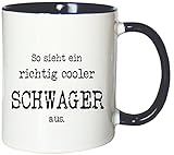 Mister Merchandise Kaffeetasse Becher So Sieht EIN richtig Cooler Schwag